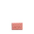 Chanel Classic Flap Wallet Caviar Pink LGHW（Microchip）