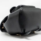 CHANEL MINI DUMA BACKPACK CALFSKIN BLACK LGHW (MICROCHIP)