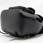 CHANEL MINI DUMA BACKPACK CALFSKIN BLACK LGHW (MICROCHIP)