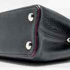 LOUIS VUITTON CAPUCINES BB TAURILLON NAVY SHW