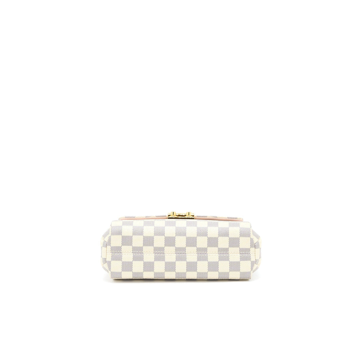 LOUIS VUITTON CROISETTE BAG DAMIER AZUR CANVAS GHW