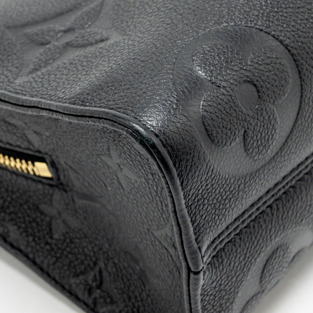 Louis Vuitton OnTheGo East West Monogram Empreinte Leather Black GHW