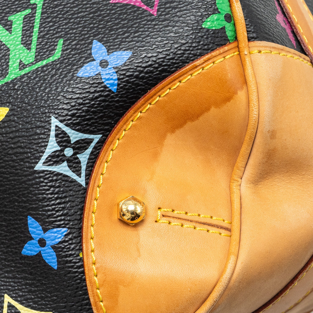 LOUIS VUITTON GRETA BAG MONOGRAM MULTICOLOR BLACK GHW