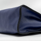 HERMES HERBAG 31 ZIP BAG TOLIE H BERLINE CANVAS/VACHE HUNTER BLUE ENCRE/BLACK SHW