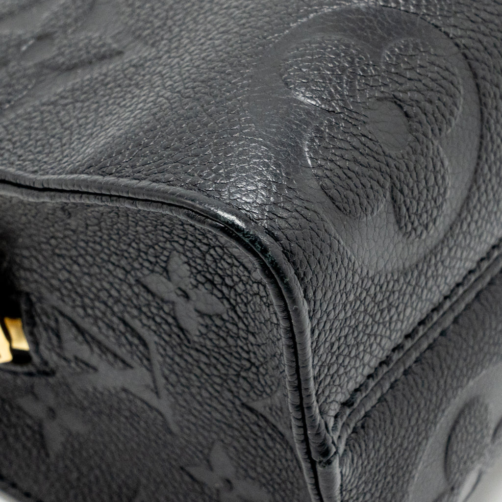 Louis Vuitton OnTheGo East West Monogram Empreinte Leather Black GHW