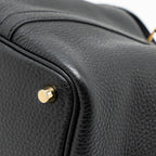 Hermes Picotin 18 Lock Bag Clemence Black GHW