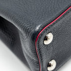 LOUIS VUITTON CAPUCINES BB TAURILLON NAVY SHW