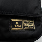 FENDI REGULAR BAGUETTE NYLON BLACK GHW