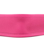 Hermes Mini Evelyne Clemence Rose Shocking SHW