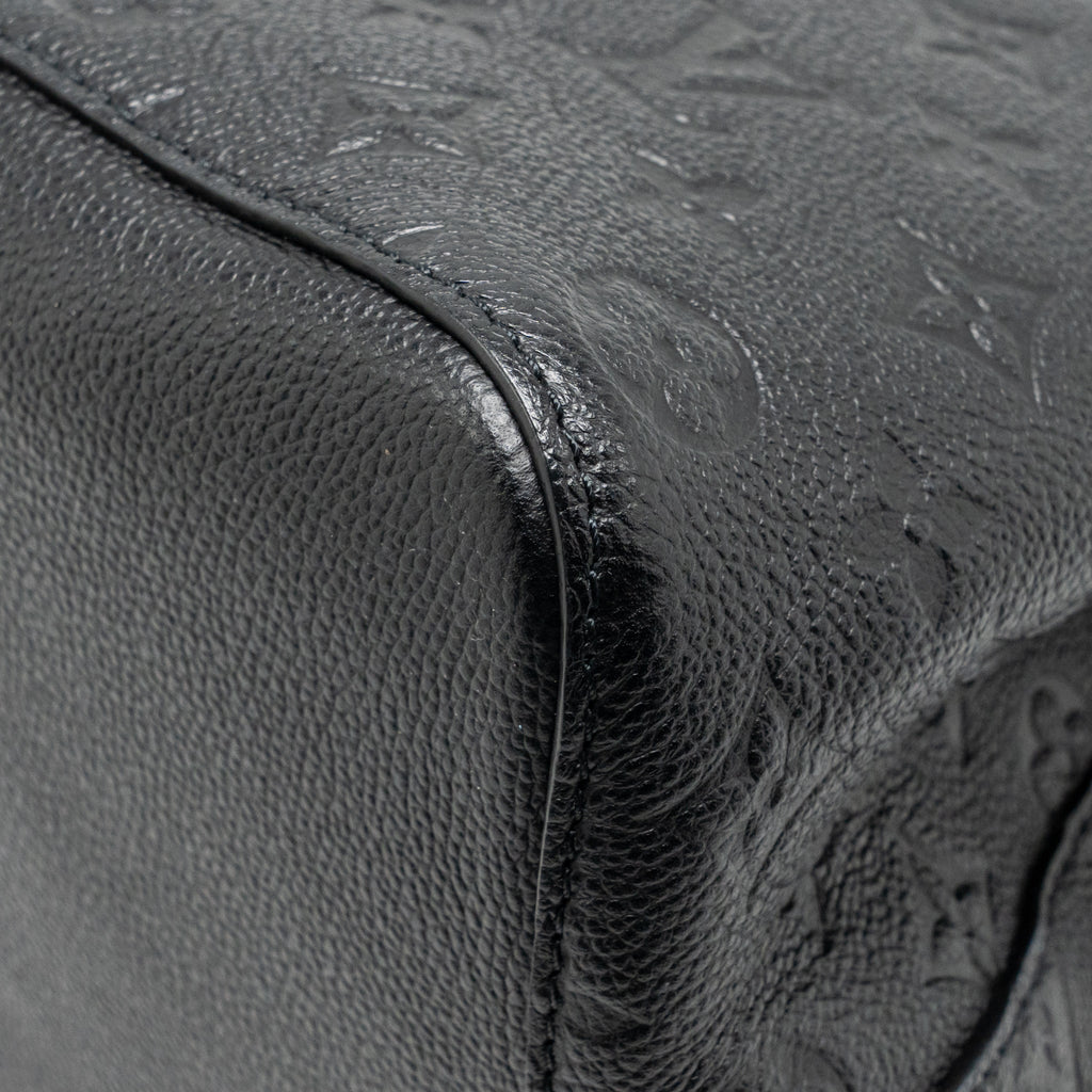 Louis Vuitton Neo Noe MM Monogram Empreinte Leather Black GHW