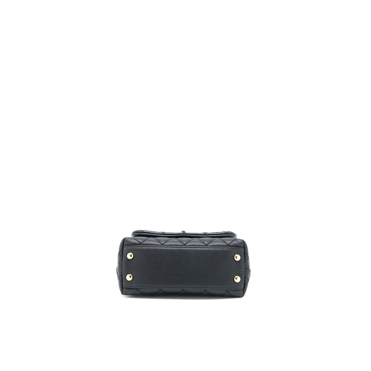 CHANEL MINI COCO HANDLE CAVIAR BLACK LGHW