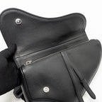 DIOR HOMME SADDLE BAG CALFSKIN BLACK SHW