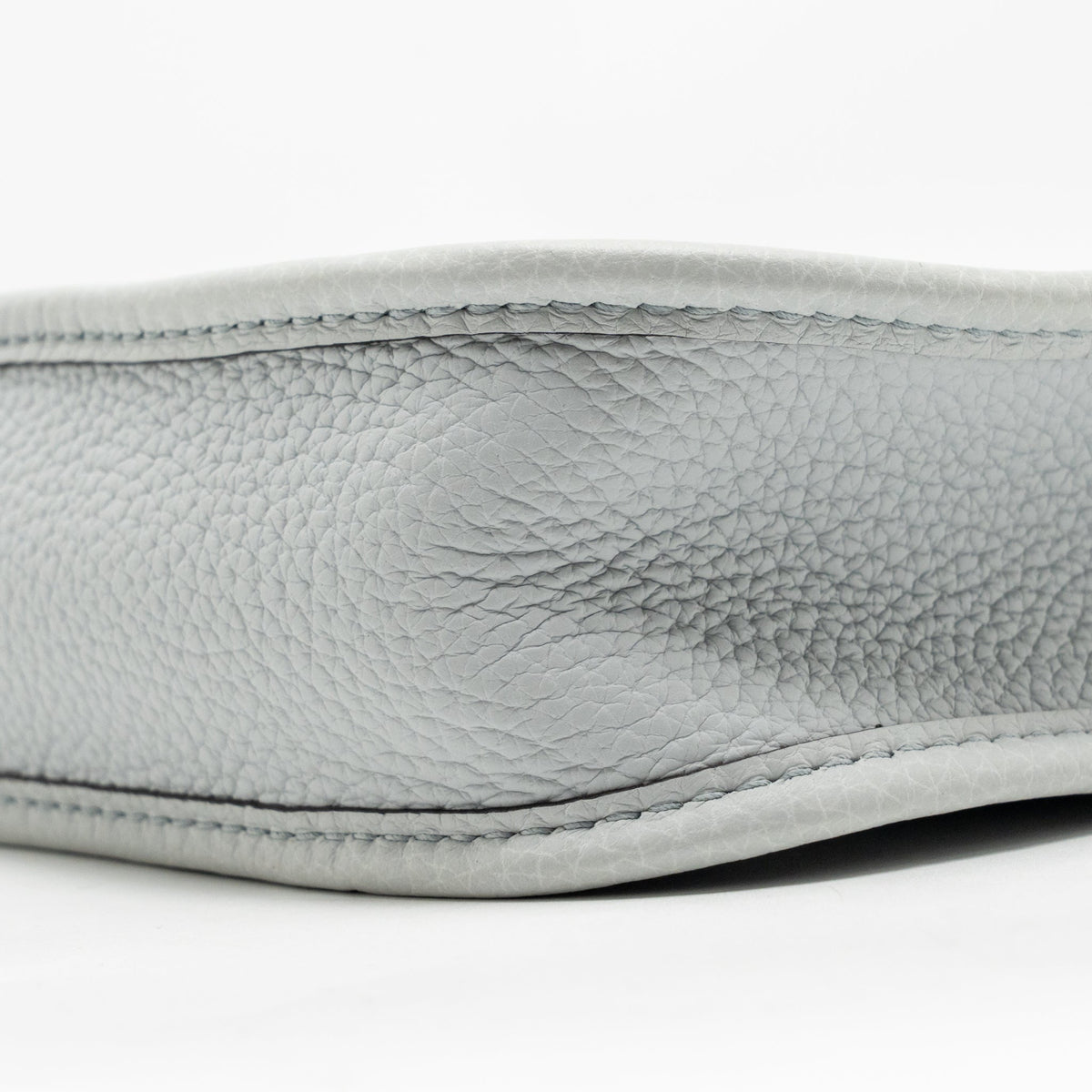 Hermes Mini Evelyne Clemence Bleu Pale / Gris Etain SHW