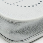 Hermes Mini Evelyne Clemence Bleu Pale / Gris Etain SHW