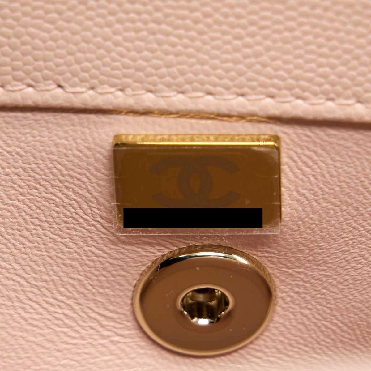CHANEL 21A SMALL COCO HANDLE CAVIAR ND022 ROSE CLAIR / LIGHT PINK LGHW(MICROCHIP)