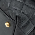 CHANEL COCO HANDLE MEDIUM IN CAVIAR BLACK