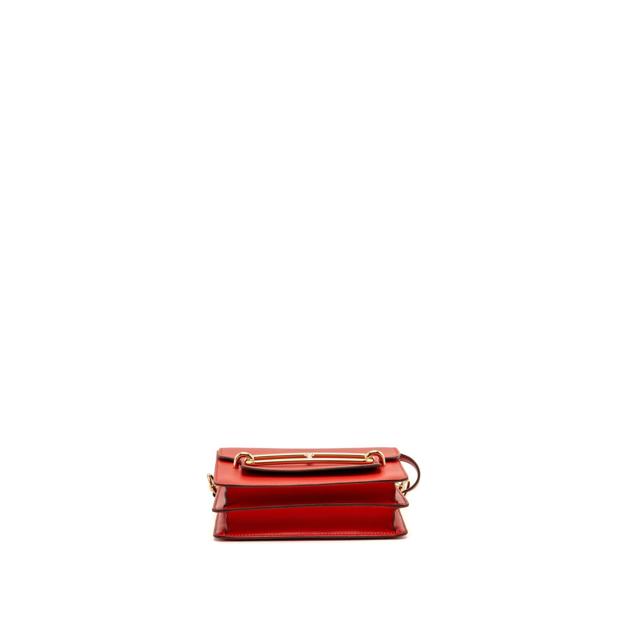 Hermes Mini Roulis Evercolor Rouge De Coeur LGHW