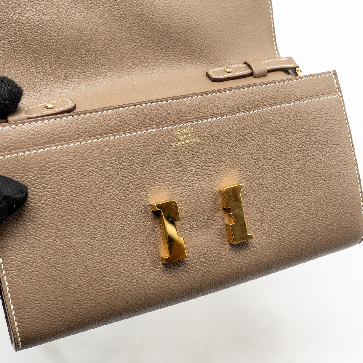 Hermes constance to go evercolor Etoupe GHW