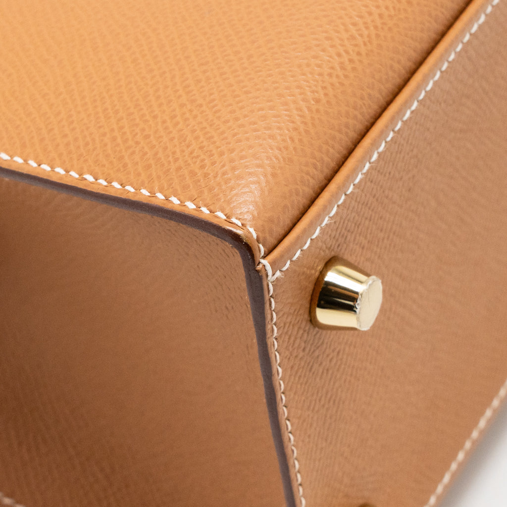 Hermes Kelly 25 Epsom Gold GHW