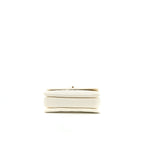 CHANEL SMALL TRENDY CC LAMBSKIN WHITE RGHW (MICROCHIP)