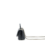 CHANEL EXTRA MINI COCO HANDLE CAVIAR BLACK LGHW