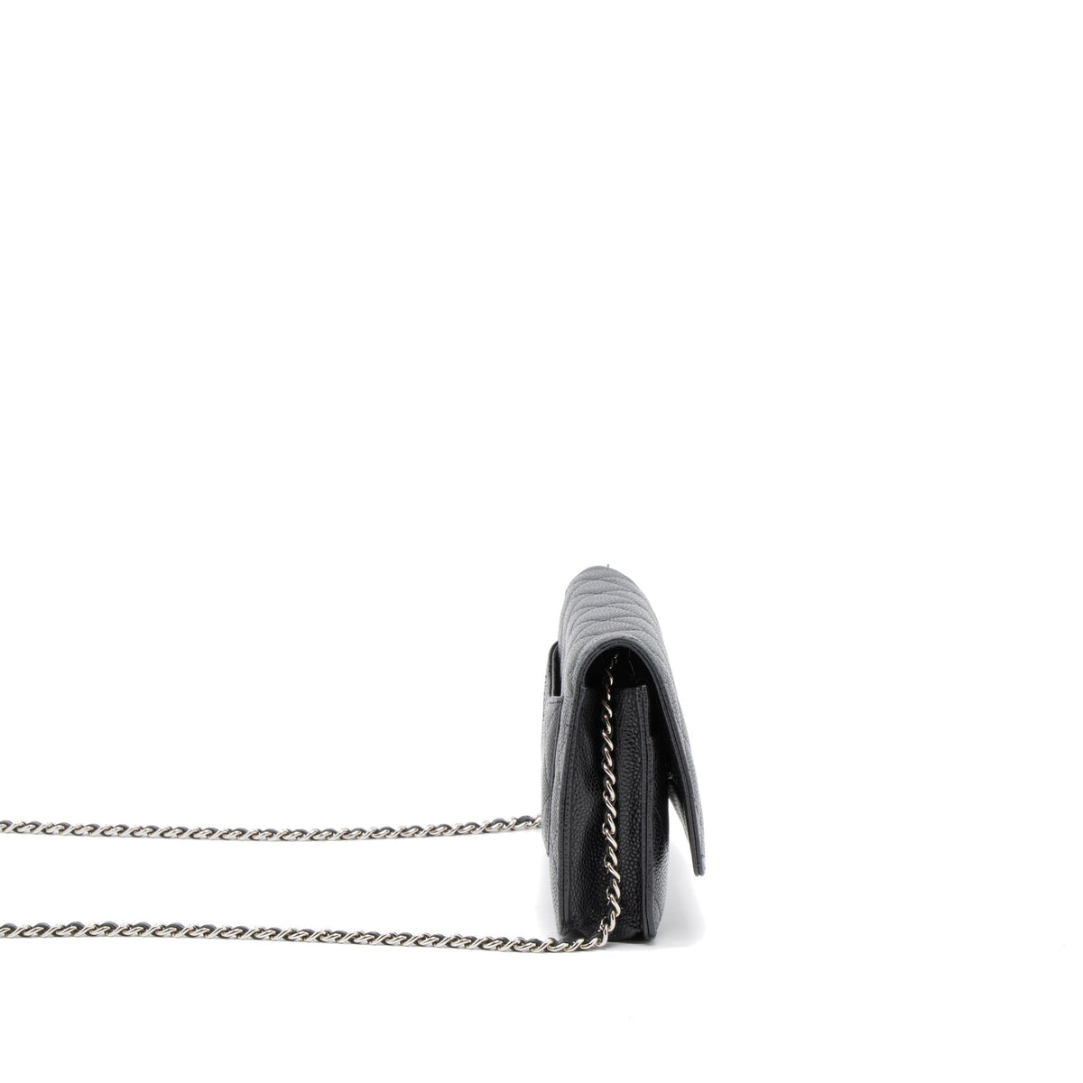 CHANEL CLASSIC WALLET ON CHAIN CAVIAR BLACK SHW