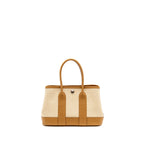 Hermes Neo Garden Party 23 Canvas/ Negonda Ecru-Paille/ Sesame SHW