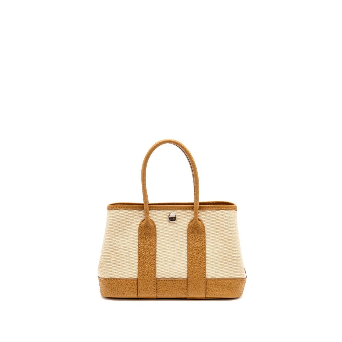 Hermes Neo Garden Party 23 Canvas/ Negonda Ecru-Paille/ Sesame SHW