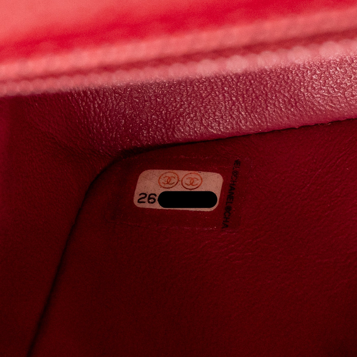 Chanel Classic Mini Square Flap Bag Caviar Red SHW