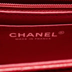 Chanel Classic Mini Square Flap Bag Caviar Red SHW