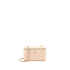 CHANEL LONG VANITY CASE CAVIAR LIGHT PINK LGHW