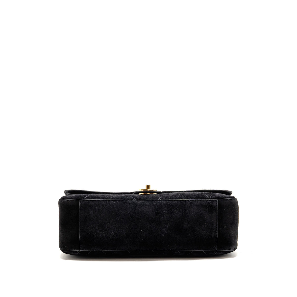 Chanel 26s Maxi flap bag suede calfskin black GHW (microchip)