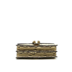 GUCCI DIONYSUS PYTHON MEDIUM SHOULDER BAG IN BEIGE