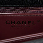 CHANEL SMALL COCO HANDLE CAVIAR BLACK LGHW (MICROCHIP)