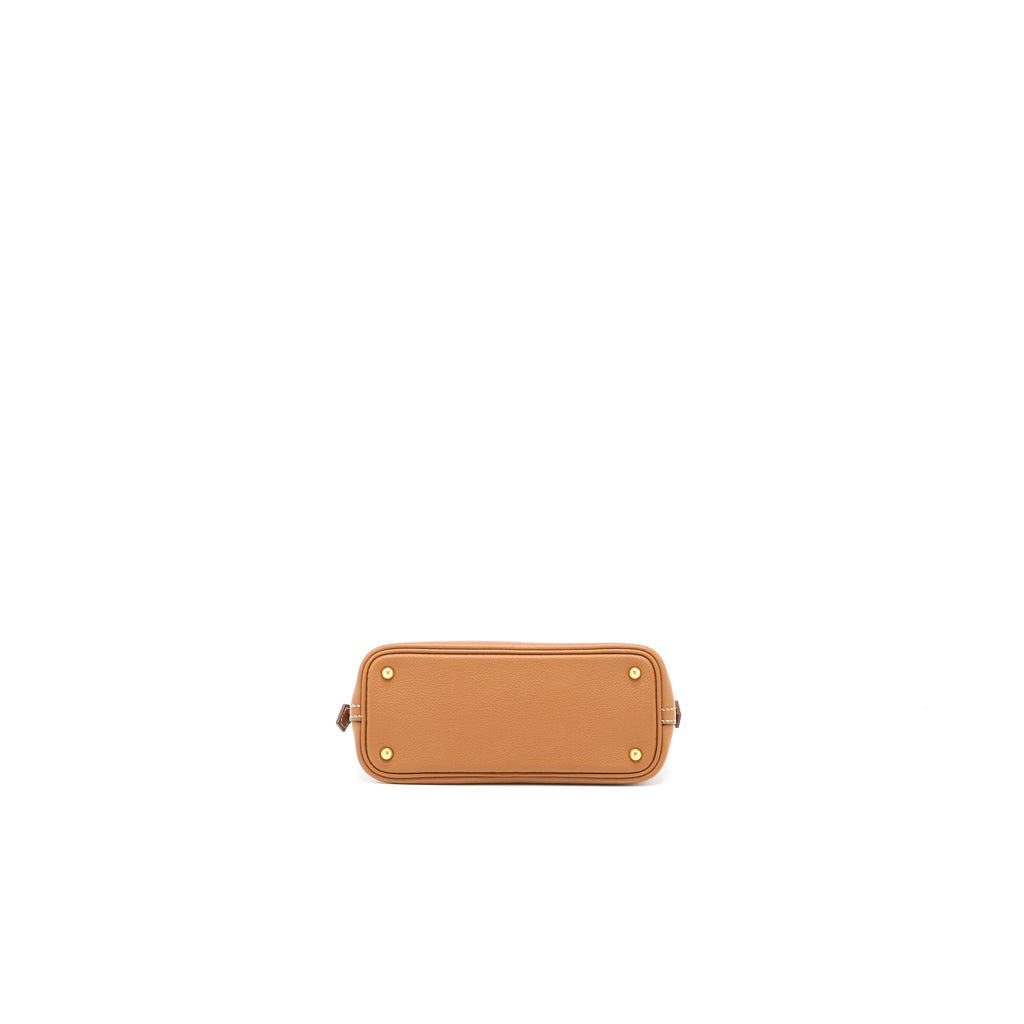 Hermes Mini Bolide Evercolor Gold GHW