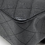 CHANEL MEDIUM CLASSIC DOUBLE FLAP BAG CAVIAR BLACK GHW