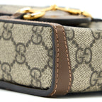 GUCCI HORSEBIT 1955 MINI BAG GG SUPREME GHW