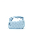 BOTTEGA VENETA MINI JODIE BAG LIGHT BLUE SHW