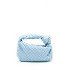 BOTTEGA VENETA MINI JODIE BAG LIGHT BLUE SHW