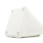 HERMES PICOTIN 18 LOCK BAG CLEMENCE NEW WHITE SHW