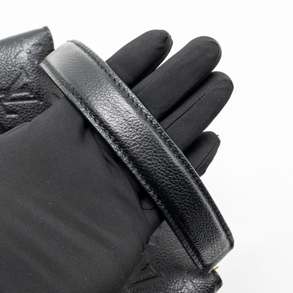 Louis Vuitton Neo Noe MM Monogram Empreinte Leather Black GHW