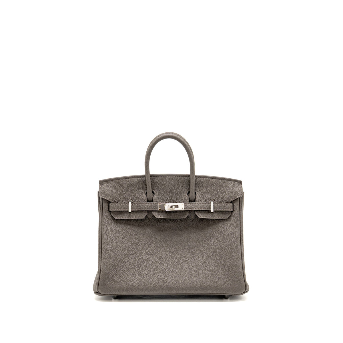 Hermes Birkin 25 Togo Gris Etain SHW
