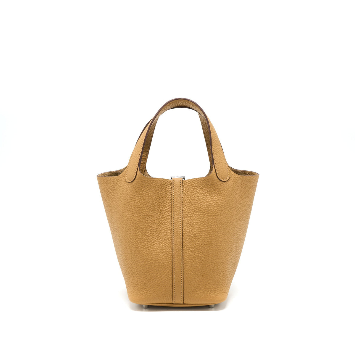 Hermes Picotin 18 Lock Bag Clemence 4b Biscuit SHW