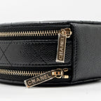 Chanel Top Handle Round Vanity Case Caviar Black LGHW