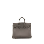 Hermes Birkin 25 Togo Gris Etain SHW
