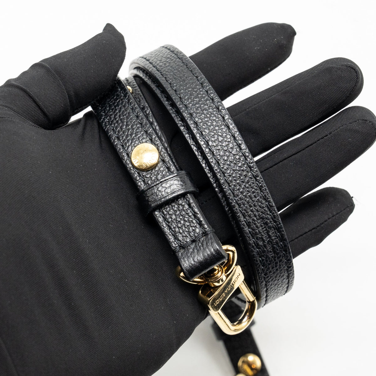 Louis Vuitton Neo Noe MM Monogram Empreinte Leather Black GHW