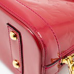LOUIS VUITTON ALMA BB PATENT RED GHW