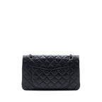 CHANEL 2.55 REISSUE 227 AGED CALFSKIN BLACK RUTHENIUM SHW