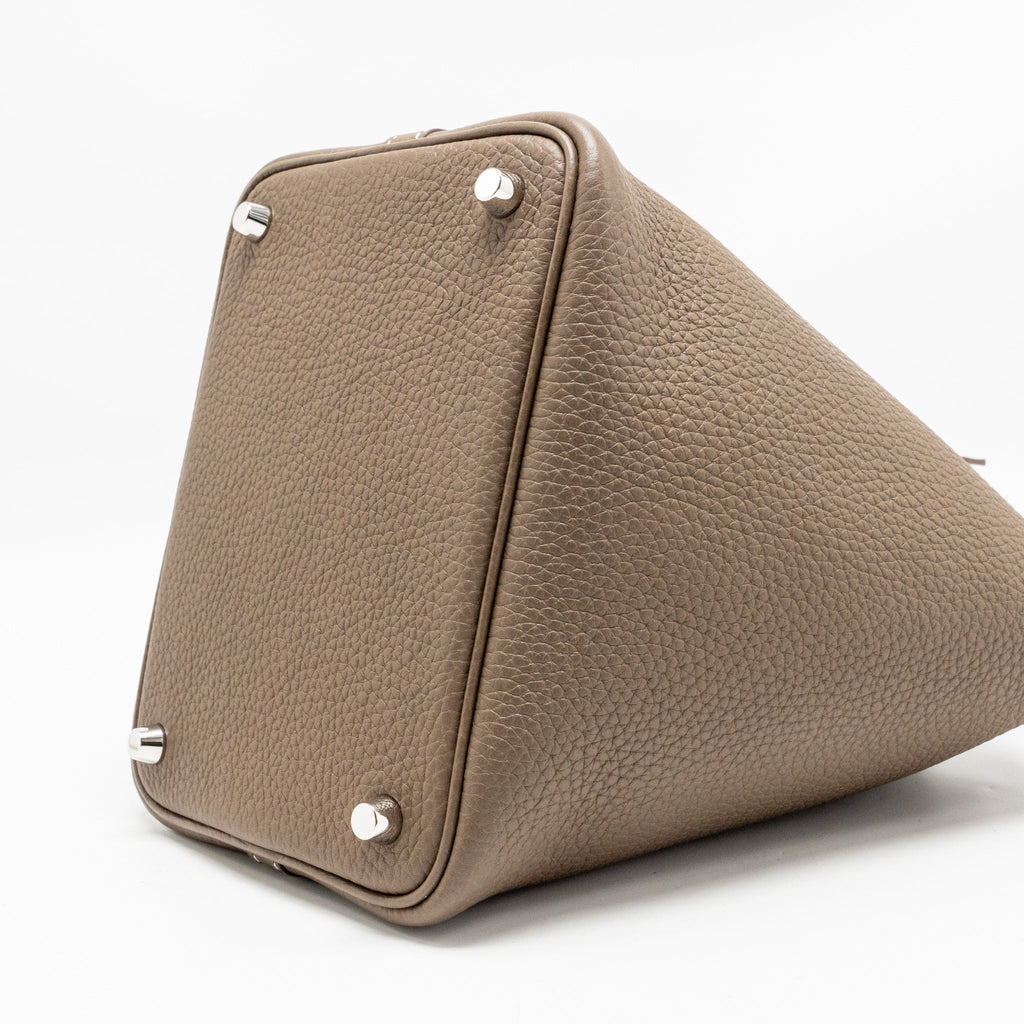 Hermes Picotin 18 Lock Bag Clemence ETOUPE SHW