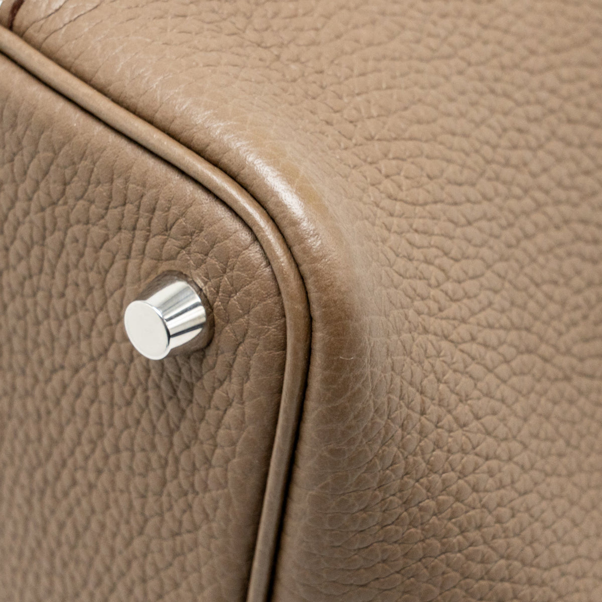 Hermes Picotin 18 Lock Bag Clemence ETOUPE SHW